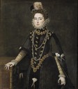 ca. 1585 Infanta Catalina Micaela by Alonso Sánchez Coello (Museo Nacional del Prado - Madrid Spain)