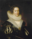 1626 Lady Mary Erskine, Countess Marischal, by George Jamesone (National Gallery of Scotland)