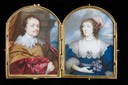 1632 Sir Kenelm and Lady Venetia Digby by Peter Oliver after Sir Anthonis van Dyck (Lewis Walpole Library, Yale University - New Haven Connecticut)