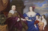 1632 Sir Kenelm and Lady Venetia Digby by or (probably) after Sir Anthonis van Dyck from the Madame Guillotine blog of 10 December 2010 X 1.5