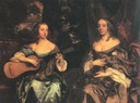 ca. 1660 Two Ladies of the Lake Family by Sir Peter Lely (Tate Collection, London)