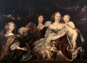1660s (early to middle estimated period) Albertine Agnes (1634-1696), Princess of Oranje-Nassau and her three children by Abraham van den Tempel (Fries Museum Leeuwarden)