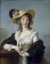 1782 Yolande-Martine-Gabrielle de Polastron, duchesse de Polignac by Elisabeth-Louise Vigee-Lebrun (Châteaux de Versailles et de Trianon - Versailles, Île-de-France, France) Wm trimmed