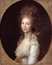 1796 Frederica of Mecklenburg-Strelitz, later Queen of Hanover by Johann Friedrich August Tischbein (Alte Nationalgalerie - Berlin, Germany)