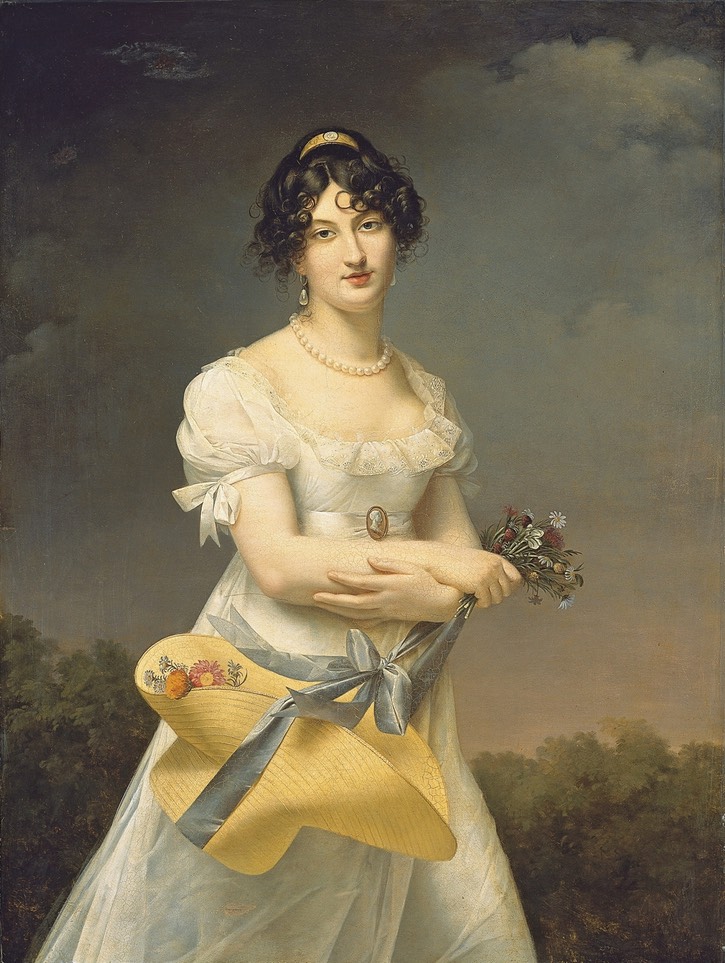 1805 Amélie-Justine Laidin de la Bouterie, née Pontois by Adèle Romany (auctioned by Christie's) From the lost gallery's photostream on flickr