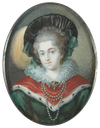 1810s Frederica Sophia, Duchess of Cumberland by Casimir Carbonnier (Boris Wilnitsky on eBay)