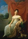 1813 Josephina Apraxina by Henri Francois Riesener (Hermitage)