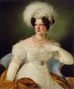1822 Countess Cecilia d'Auersperg by Giuseppe Tominz (Narodna Galerija, Ljubljana Slovenia)
