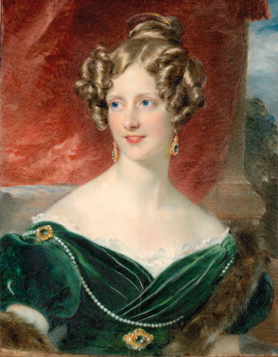 1830 Anne Cust, Lady Middleton by Charles Ross (upcoming Christie's auction) From the Christie's Web site