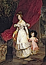 1830 Great Princess Elena Pavlovna with Daughter Maria by Karl Brullov (State Russian Museum, St. Petersburg)