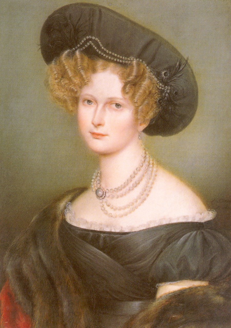 1830ca. Grand Duchess Elena Pavlovna by A. Gral (Russian Museum)