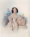 1830s Elena von Biron by Peter Feodorovich Sokolov (Moscow State Historical Museum)