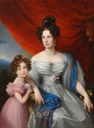 1832 Baroness Joel von Joelson with daughter by Johann Nepomuk Ender (Boris Wilnitsky)