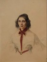 1836 Maria Olenina by Vladimir Hau (Pushkin Museum)