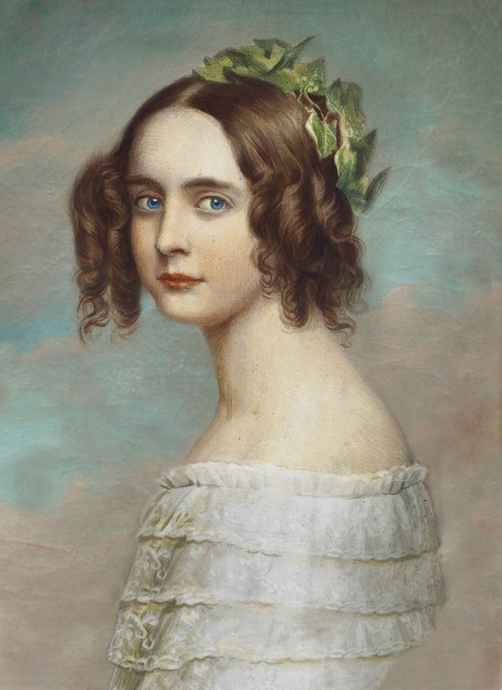 1845 Alexandra Amalie von Bayern by Joseph Karl Stieler (Schönheitengallerie, Schloß Nymphenburg - München, Bayern, Germany)