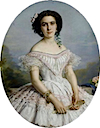 1850 Young Princess Charlotte of Belgium by ? (location unknown to gogm)