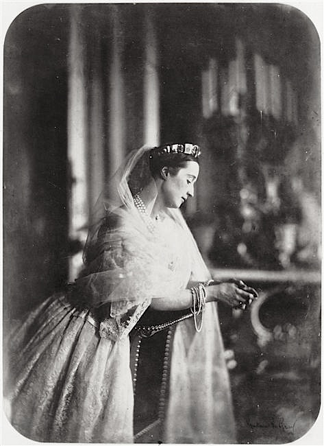 A Photograph of Empress Eugenie in Prayer (1856) 