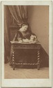 1860s María Cristina de Borbón, Queen of Spain carte de visite by André-Adolphe-Eugène Disdéri (National Portrait Gallery, London)