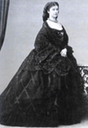 1862 Sisi with wrap-veil