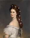1865 Empress Elisabeth of Austria by Franz Xaver Winterhalter (location unknown to gogm) From liveinternet.ru/users/kolybanov/post316855636/.jpg