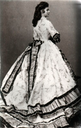 1863-4 Empress Elisabeth wearing a crinoline by Ludwig Angerer