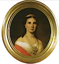 1866 Empress Carlota by Santiago Rebull (Národní Museum, Praha, Czech Republic)