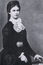 1867 Elisabeth wearing dark dress
