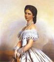 1867 Sisi wearing white