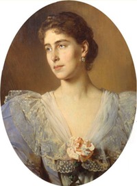 1896 Victoria Melita by Heinrich von Angeli (Royal Collection)
