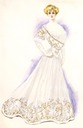 1905 A beautifully embroidered evening gown entitled ‘Revelry’, Lucile
