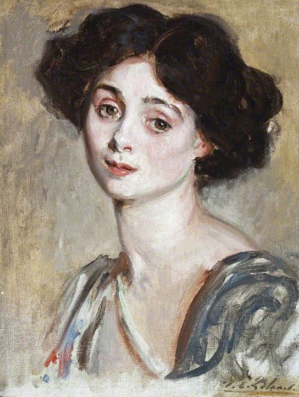 1909 Lady Marjorie Manners (1883–1946) by Jacques-Emile Blanche (Plas Newydd Llanfairpwll, Isle of Anglesey (Ynys Môn) UK)