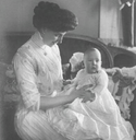 1911 Ingeborg Denmark with Carl of Sweden