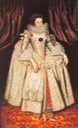 ca. 1612 Mary Curzon after William Larkin (Kedleston Hall, Derbyshire UK)