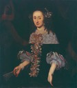 ca. 1660 Justina Katharina Kirchmayr, née Imhof (?-1686) by Daniel Preisler (location ?) From Pinterest search shadows inc. exp. deline