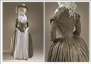 ca. 1790 Woman’s redingote, Europe, circa 1790. Silk and cotton satin and plain weave (Los Angeles County Museum of Art - Los Angeles, California USA)