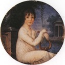 ca. 1805 Josephina Fridrix by Francois Henri Viollet (State Tretyakov Gallery - Moskva Russia)