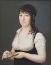 ca. 1805 María Gabriela de Palafox y Portocarrero, marquesa de Lazán by José Alonso de Rivero Sacades (Museo Nacional del Prado - Madrid Spain)