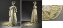 ca. 1825 Potuguese court dress (Los Angeles County Museum of Art - Los Angeles, California USA) front and side