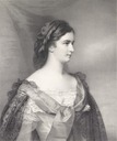 Portrait der jungen Kaiserin Elisabeth von Österreich, Lithographie von J. Melcher nach Schrotzberg (Dorotheum)