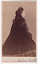 Empress Carlota wearing a fur paletot - side view