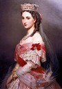 1864 Empress Carlota by Franz Winterhalter (Hearst Castle, San Simeon California)