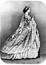 Carlota in lace shawl
