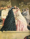 1861 Princess Charlotte meets Empress Sissi at Miramar