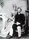 1864 Dagmar and first fiancé Nicholas ("Nixa")