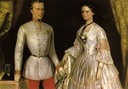 Engagement portrait of Sissi and Franz Joseph