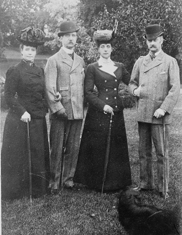 Ex-Empress of Russia, George of Greece, Queen of England, and King of Denmark (LC archive) cropped