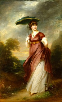 ca. 1802 HRH Princess Augusta Sophia of Britain by William Beechey (Royal Collection) From the lost gallery