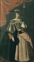 Infanta Joana de Bragança, princesa da Beira by ? (attributed to Manuel Franco) (Museu de Évora - Évora, Évora, Portugal) From pinterest.com/bellaepoca8/retratos-españoles-de-la-corte/ X 1.5 shadows