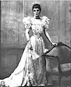 Infanta Eulalia in leg-o-mutton sleeve dress