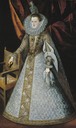 La reina Doña Margarita by Juan Pantoja de la Cruz (Museo Nacional del Prado - Madrid Spain)
